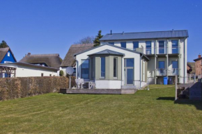 Balkon mit Meerblick, ruhige Lage - Ferienhaus Distelfink FeWo 02 in Gager